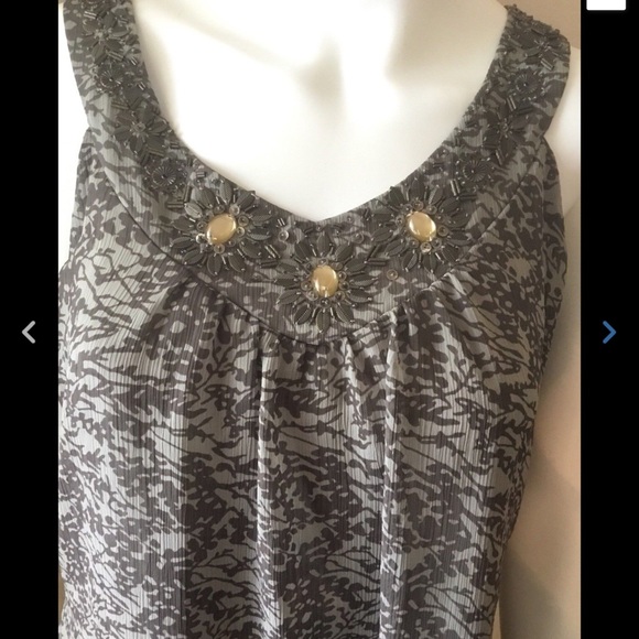 Cynthia Rowley Women's Blouse Size Large Beaded - Picture 3 of 5